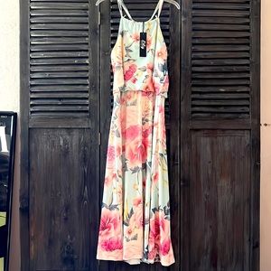 Floral halter dress